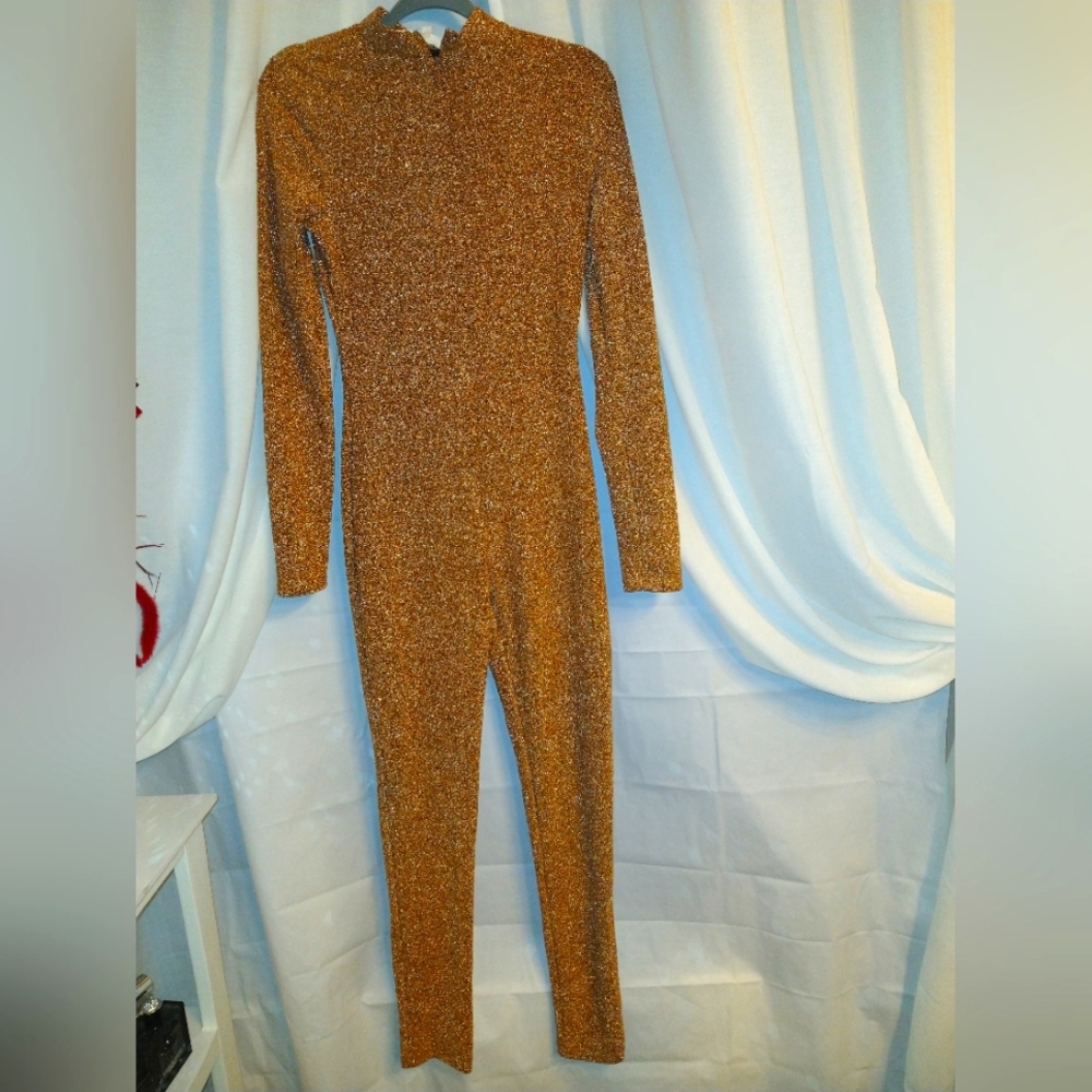 jumpsuit rose gold